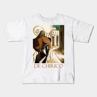 The Vexations of the Thinker (1915) by Giorgio de Chirico Kids T-Shirt